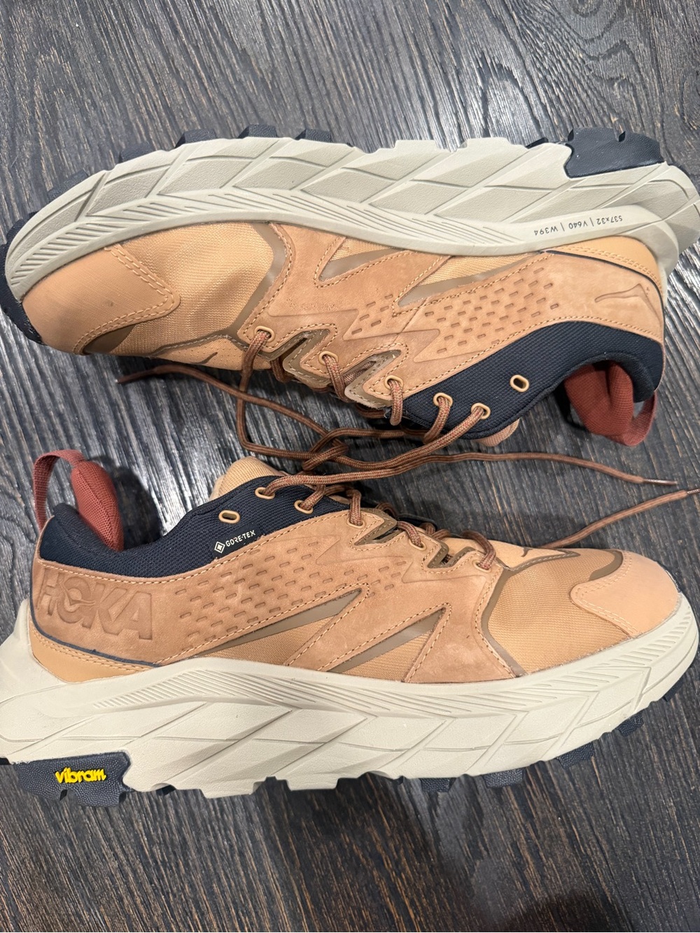 Hoka One One Men's Anacapa Low GTX Gore-Tex Hiking Sneaker Shoes size 9.5